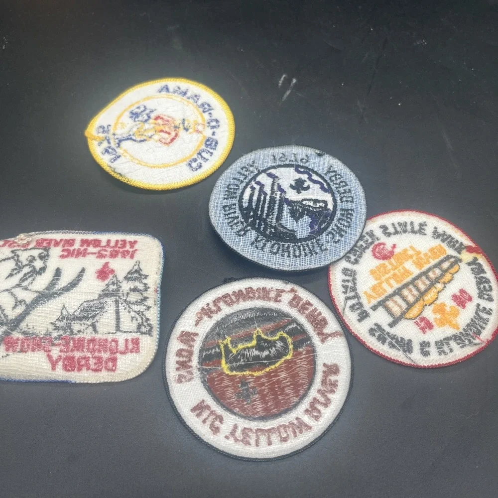Vintage 1970s-80s Boy Scout Patch Lot (5) Yellow River District Klondike Derby - Picture 7 of 16